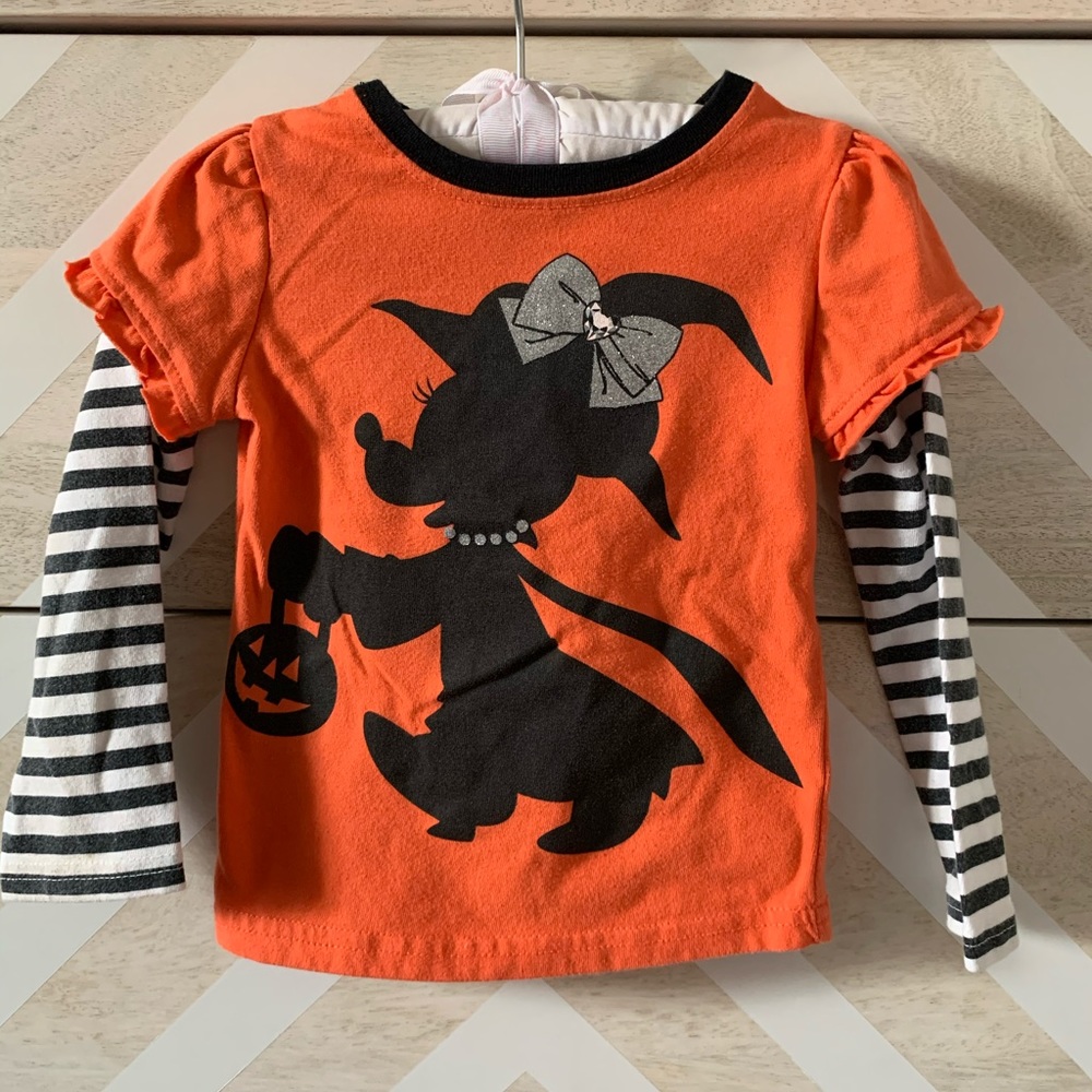 Minnie Mouse 18M Halloween Long Sleeve Tee - Picture 1 of 4